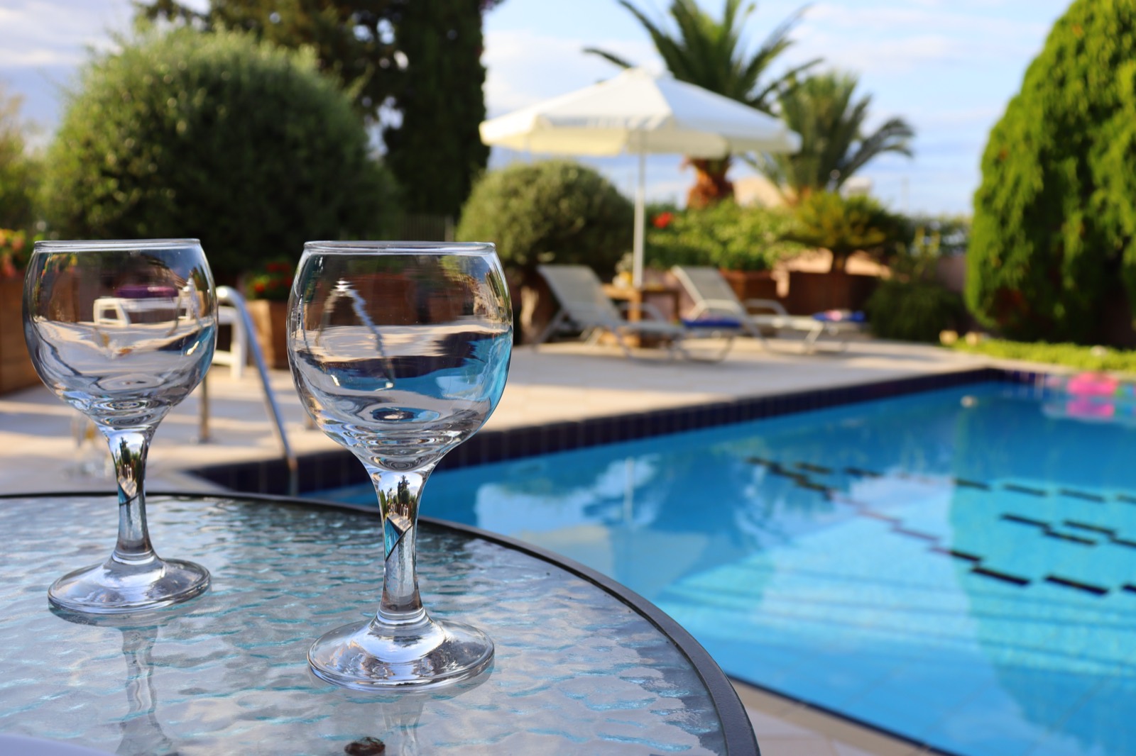 Poolside